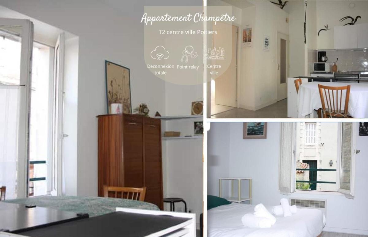 Appartement Champetre - Deconnexion Assuree ปัวติเยร์ ภายนอก รูปภาพ